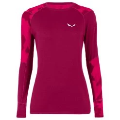 Salewa - Women's Cristallo Warm AMR L/S Tee - Sous-vêtement mérinos