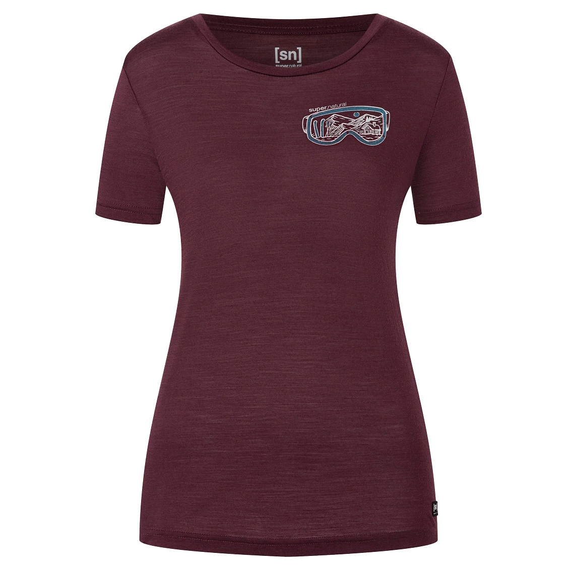 Super.natural - Women's Goggle Tee - T-shirt en laine mérinos 5 Super.natural - Women's Goggle Tee - T-shirt en laine mérinos – Image 3