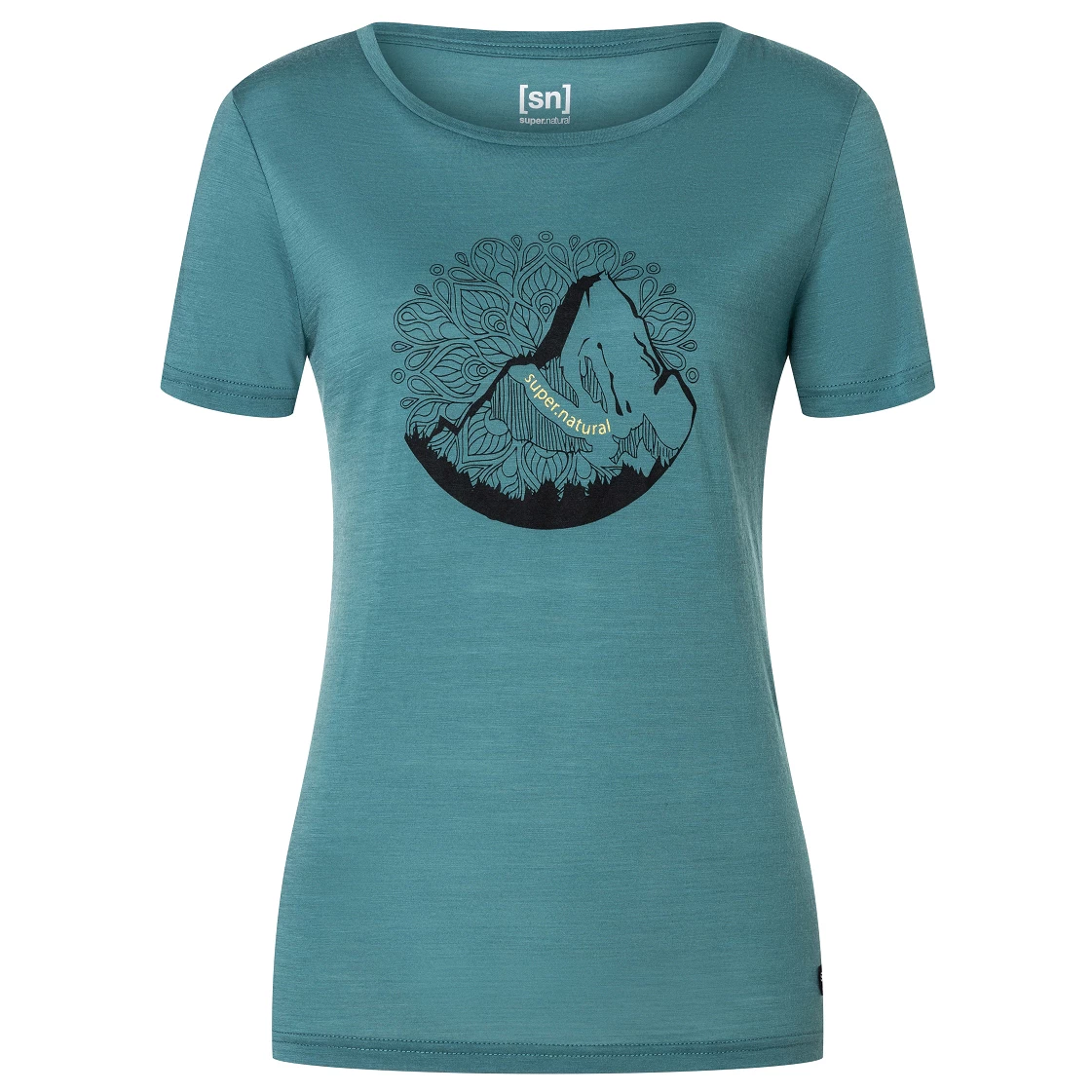 Super.natural - Women's Mountain Mandala Tee - T-shirt en laine mérinos 8 Super.natural - Women's Mountain Mandala Tee - T-shirt en laine mérinos – Image 6